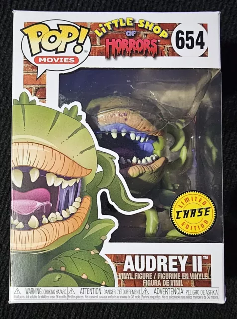 Funko Pop! Movies Little Shop of Horrors Audrey ll #654 Chase w/Protector - A