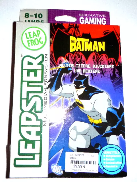 Leapfrog Leapster Edukative Gaming Softwarekarte The Batman, Neu