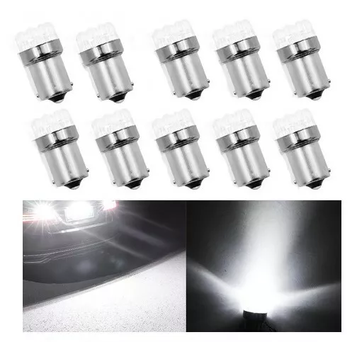 10x Ampoules LED BA15S 24V 9SMD Blanc Xénon 6000k Lampe Veilleuses