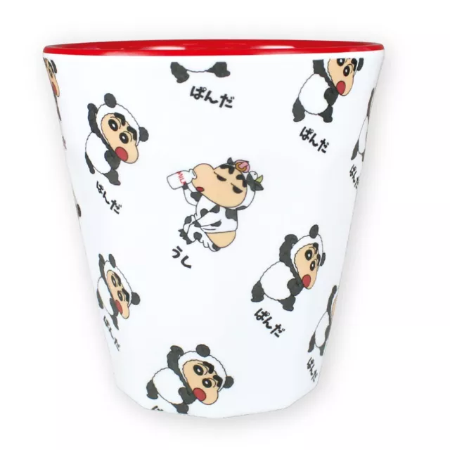 Lápiz de fábrica Tease Shin-chan taza de melamina transformación Shin-chan panda H9,1 ×