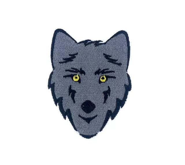 Patch aufnaher aufbugler applikation bügelbild wolf ref1