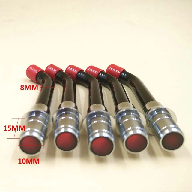 5Pcs Universal Dental LED Curing Lights Glass Light Guides Rod Tips 8x15x10MM
