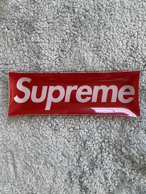 supreme ガラストレー　Glass Ashtray 13ss Supreme-Debossed-Glass-Ashtray