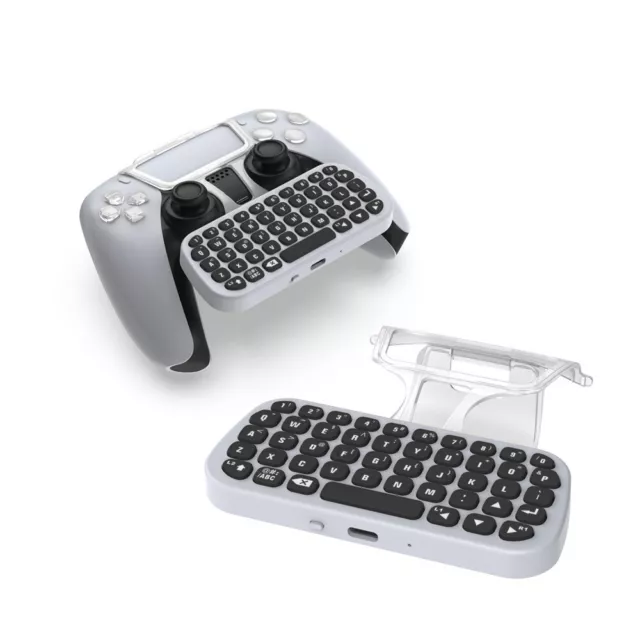 ​Wireless Keyboard For PS5 Controller BT External Keyboard Chat Voice Keyboard