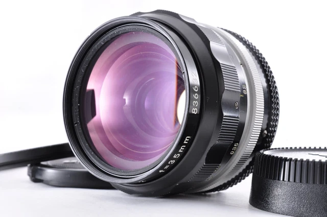 Nikon Nikkor-O.C Auto 35mm F/2 Non Ai Wide Lens [Near Mint] From Japan