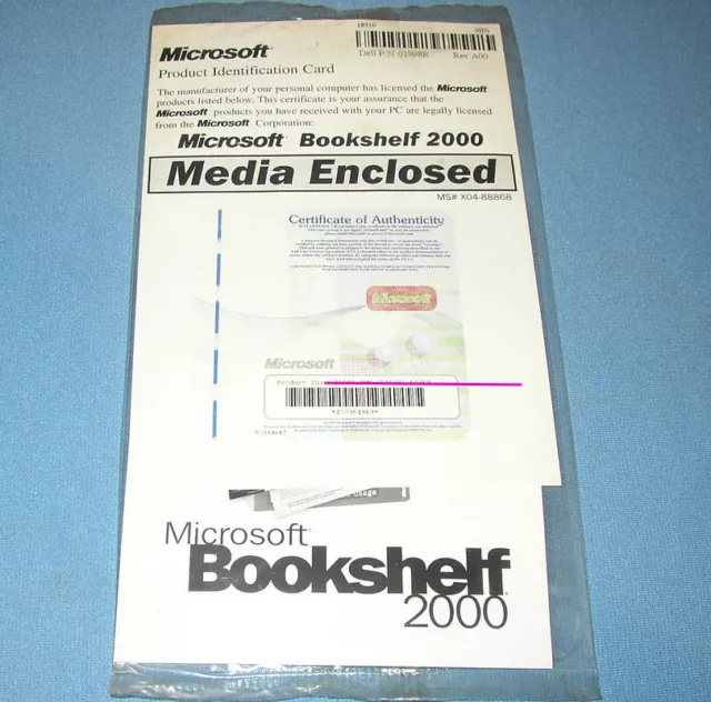 Microsoft Bookshelf 2000 Encarta Reference Suite Diccionario Atlas Enciclopedia +