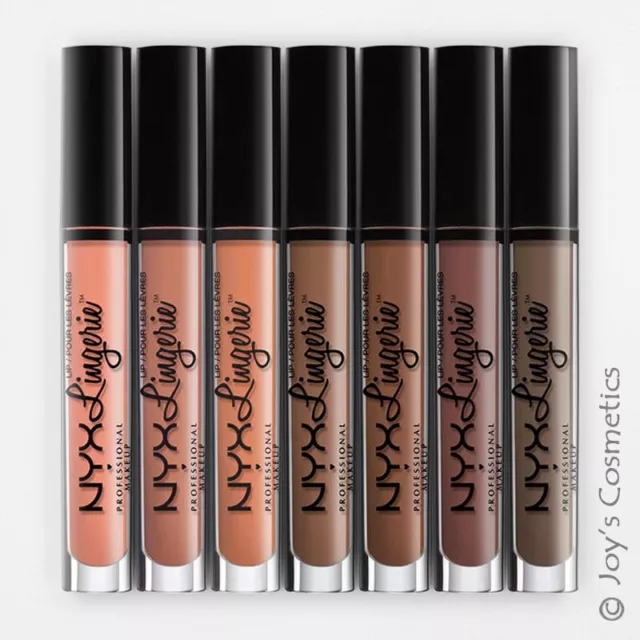 12 NYX Lip Lingerie Liquid Lipstick Gloss -12 pcs Pick Your 1 Color  *Joy's*