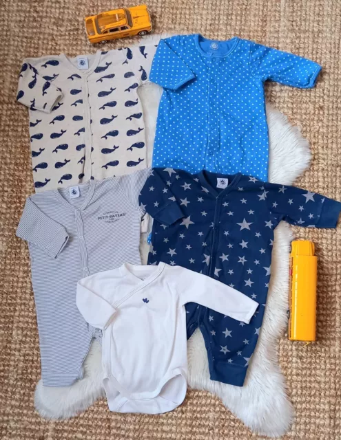 Lot 5 body/pyjama Petit bateau 3 mois