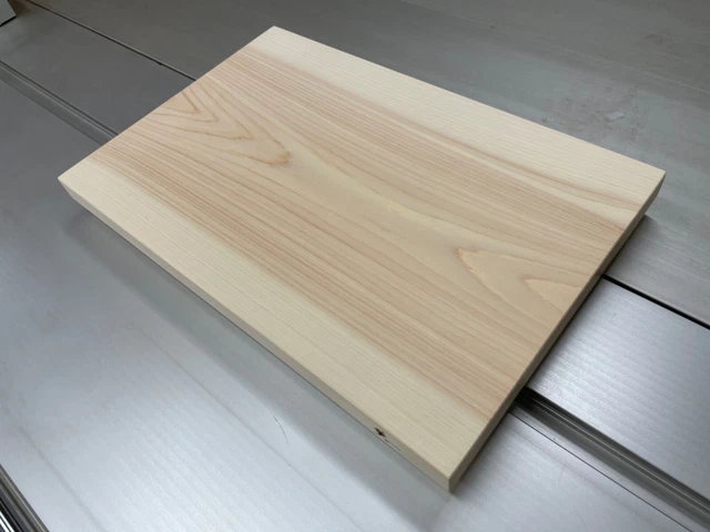 Hinoki cutting board Japanese cypress (NO KNOT)silk finished No,107