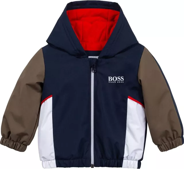 New Hugo BOSS baby boys unisex childrens designer warm jacket coat new born 3yr