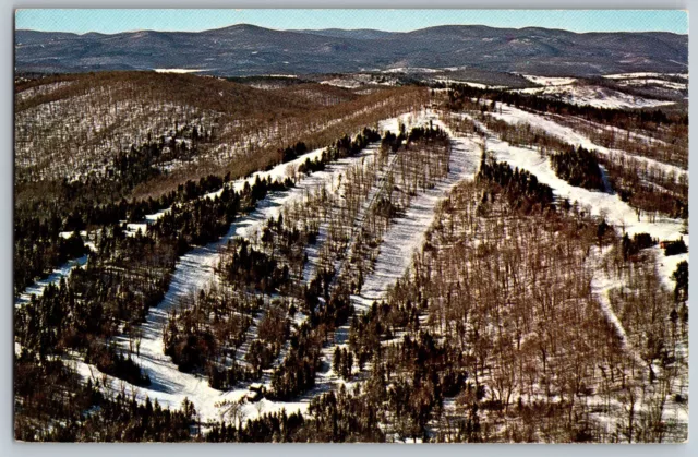 Vermont VT - Hogback Mountain - Ski Area - Mountain Peak - Vintage Postcard