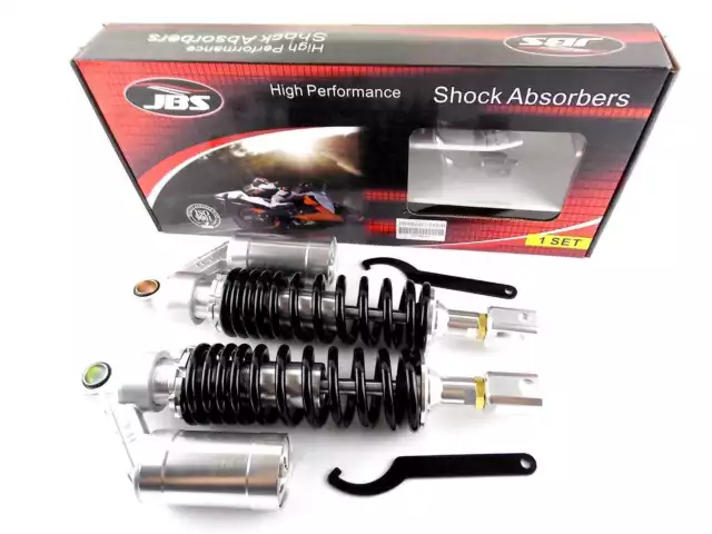 SUZUKI GS750 335mm JBS REAR AIR NITROGEN CELL SHOCK ABSORBERS SB