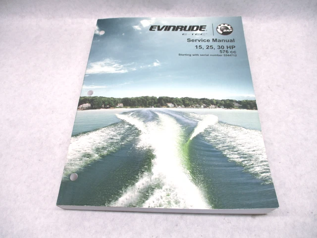 5009001 BRP Evinrude Outboard Service Repair Manual E-Tec 15-30 HP 2013
