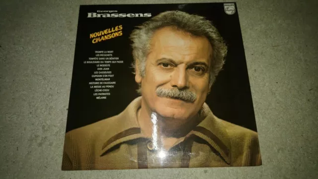 Georges Brassens Nouvelles Chansons Album 33 Tours Vynile Lp