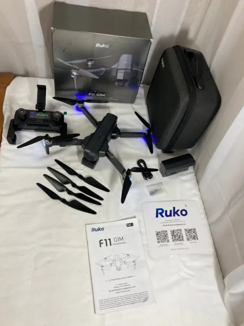 Ruko F11 GIM Black 4K WiFi Camera 2 Axis Stabilized Gimbal Folding Drone