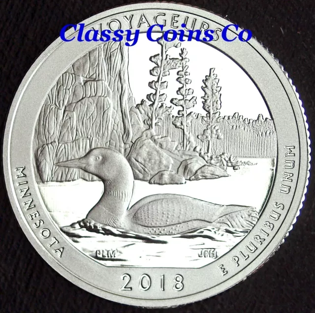 2018 S Clad Proof Voyageurs National Parks ATB Quarter ☆☆ Minnesota