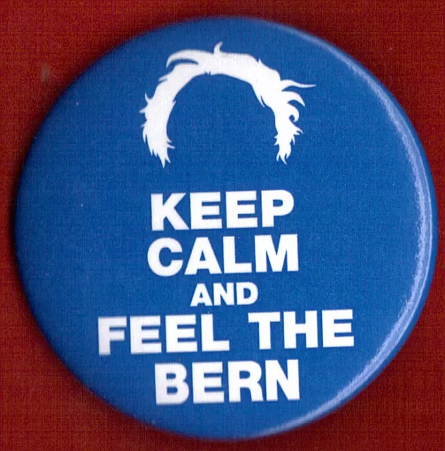 2016 Bernie Sanders 2.25" / "ERROR - Missing Glasses" Campaign Button(Pin07)