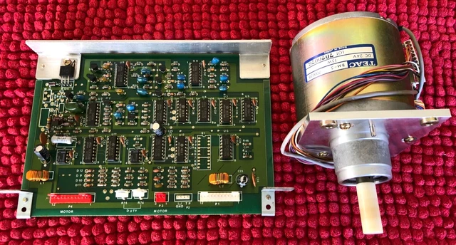 VINTAGE - 1 x TASCAM B42 CAPSTAN MOTOR WITH DRIVER PCB