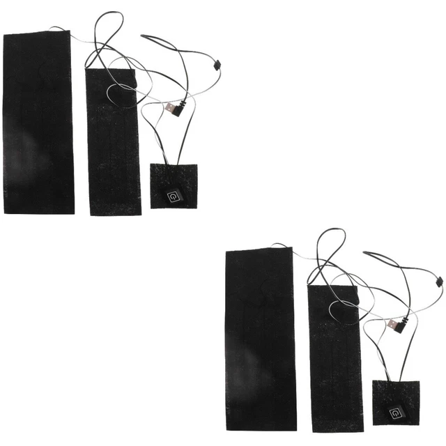 2x Calefacción Hogar Calefacción USB Portátil Chaqueta Calefacción Pro Ropa