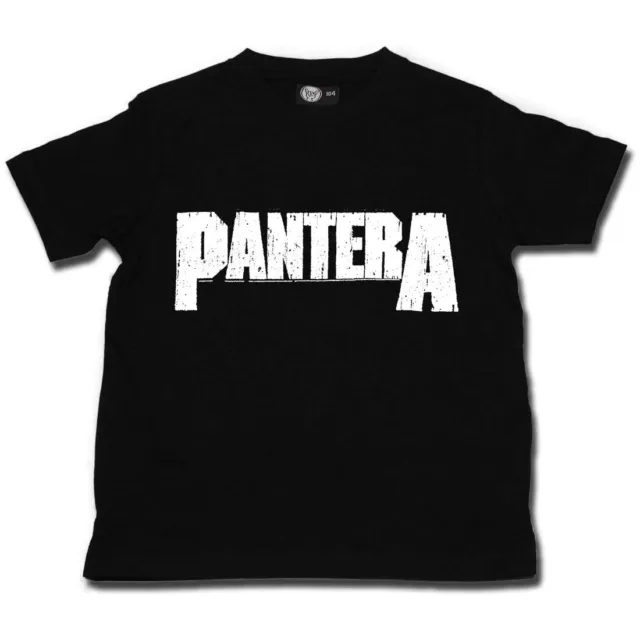 Pantera Logo Kids T Shirt Official Boys Girls Toddler Tshirt T-shirt  Age 2-8