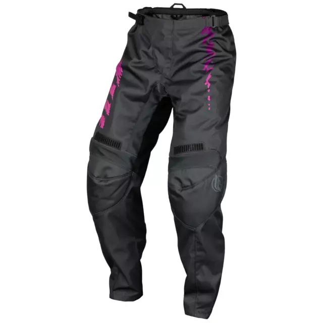 Fly Racing 2024 Youth F-16 Pants (Grey/Charcoal/Pink)