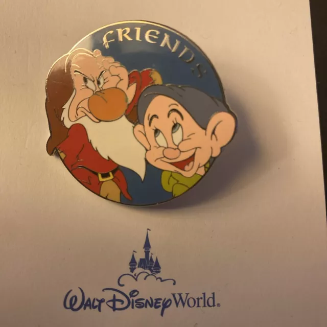 Disney Grumpy & Dopey Dwarf Friends Surprise Release Trading Pin LE New