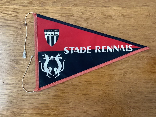 Petit Fanion Pennant Wimpel – STADE RENNAIS FC – Rennes – France – Objet De Collection Supporter