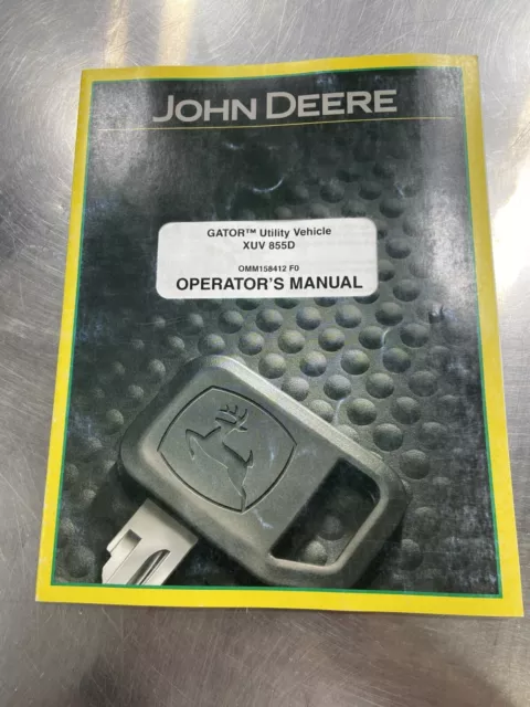 John Deere Gator Utv Xuv 855D (Sn 010001-030000) Operator Manual Omm158412 F0