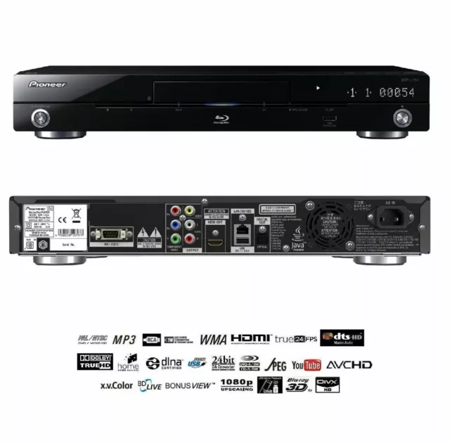 Pioneer BDP-LX54 High-End 3D Blu-ray Player OVP