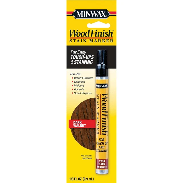 MINWAX WOOD FINISH Dark Walnut Stain Marker 63487000 Pack of 6 Minwax