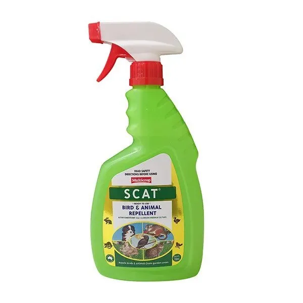 Multicrop Scat Bird & Animal Repellent 750mL - Repels Cats, Dogs, Ducks, Rabbits