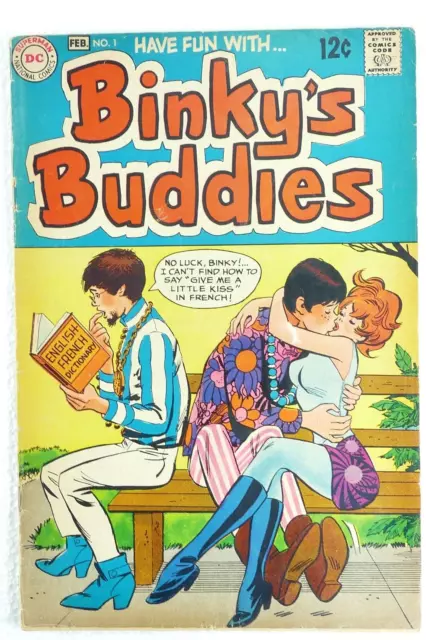 DC Comics BINKY'S BUDDIES COMIC BOOK #1 with PEGGY, BUZZY and BENNY 1969