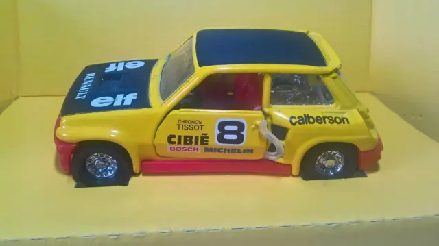 Corgi 307-2 Renault 5 Turbo  calberson N°8  de 1981 comme neuve jaune et noire