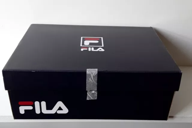 FILA EMPTY SHOE Box With Original Tissue Paper. Dark Navy Blue with Logo 3.50 PicClick UK