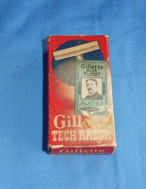 Vintage Gillette Tech Razor w Blade in Box Vintage Gillette Tech Razor w Blade in Box