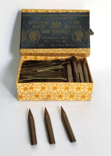 JOHN MITCHELL’S Correspondence PEN 075, M Lot de 100+ plumes vintage...