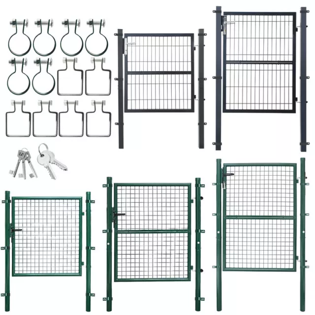 Gartentor Doppelstabmattenzaun Einfahrtstor Tür Pforte Gartentür Tor Zauntor