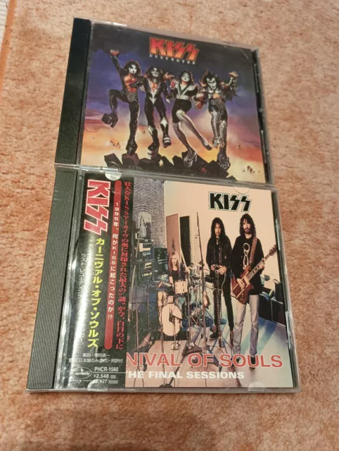 KISS CD Album "Carnival of Souls - The final Sessions" + "Destroyer"