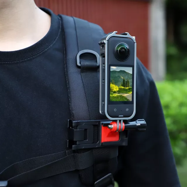 Metal Cage Frame for Insta360 X3 Protective Case Cage Rig with Cold Shoe Mount