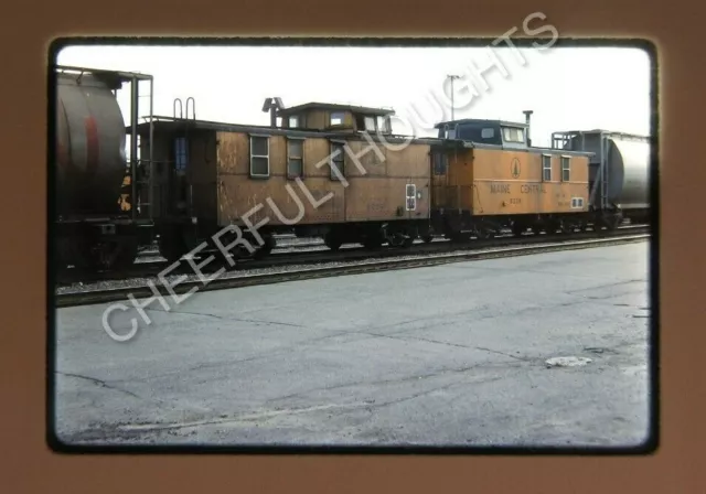 Original '84 Kodachrome Slide MEC Maine Central 629R Caboose Bangor, ME    28S1