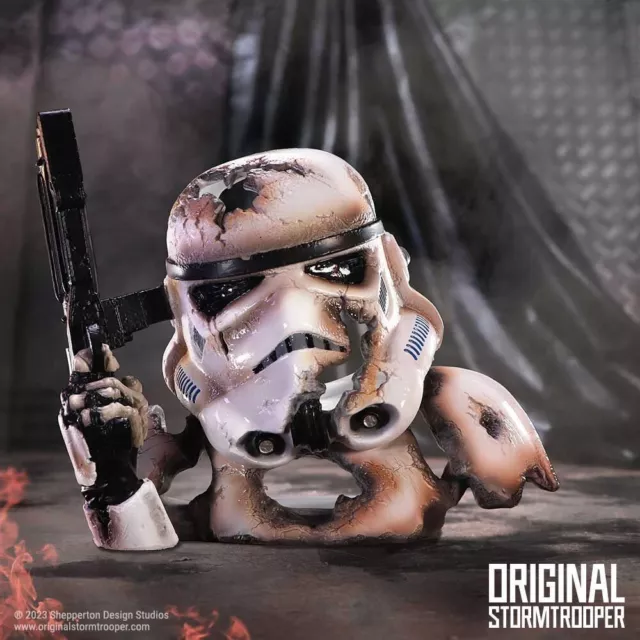 Stormtrooper Battle Blasted Bust Figurine Official Star Wars Boxed Nemesis Now