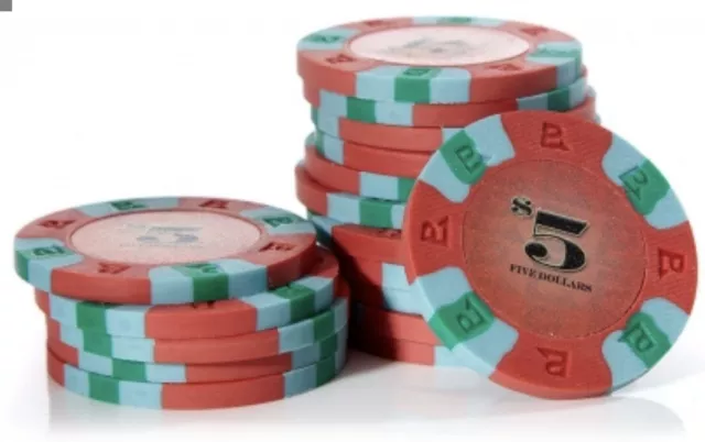 Trademark Poker NexGEN Series PRO Classic Style Poker Chips Red $5