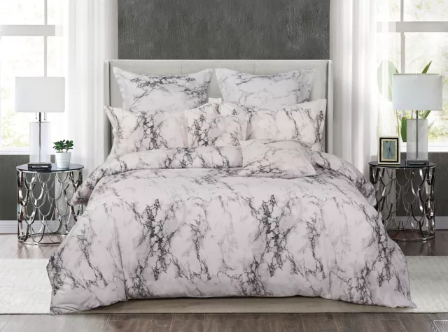 Marble Queen/King/SuperKing Size Bed Duvet/Doona/Quilt Cover Set New M404