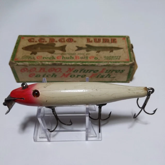 Vintage Creek Chub Pikie Minnow With Correct Box Vintage Creek Chub Pikie Minnow With Correct Box