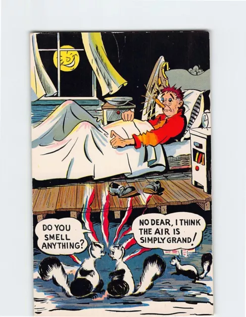 Postcard Greeting Card with Conversation and Humor Comic Art Print