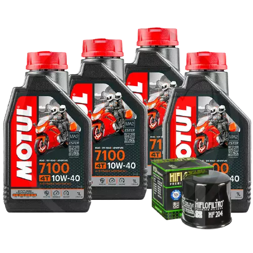 Kit/Tagliando Yamaha Fz1/Fazer 1000 2007 4 Lt Olio Motul 7100 10W40  Filtro Olio