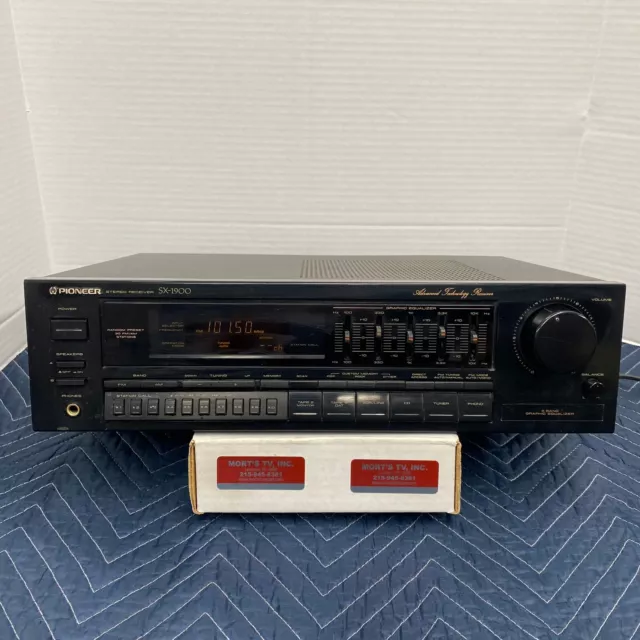 Pioneer Sx-1900 Vintage Stereo Receiver - Built In Eq - Serviced - Cleaned