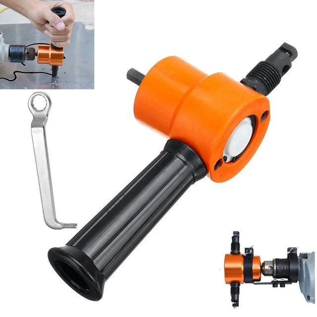 Cutter sgranocchialatta design doppia testa per trapani pneumatici ed elettrici