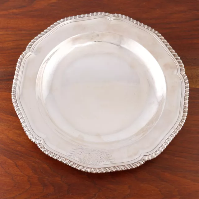 Sebastian, James Creswell Georgian Sterling Silver Soup Bowl Gadrooned Rim 1765