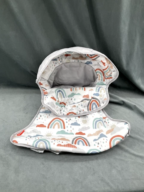 Replacement Part For Fisher Price Sit Me Up Seat   DRF51 ~ Baby Sitting Chair Replacement Cover Pad Colorful Triangle Print